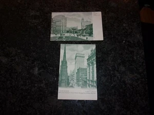  CITY HALL SQUARE - BROOKLYN - LOWER BROADWAY  VINTAGE POSTCARDS - NEW YORK - Picture 1 of 6