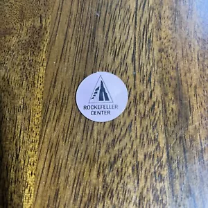 Rockefeller Center Foldback Pin from a Guided Tour 1980's NYC Original 624 - Picture 1 of 2