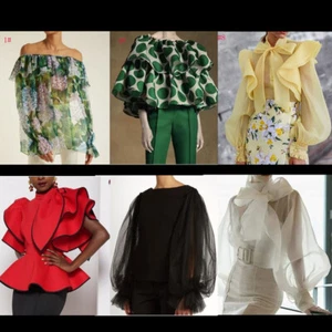 Made to order Custom Bespoke Tailors Tunic Casual Blouse Balloon Sleeve Top B1-b - Picture 1 of 23