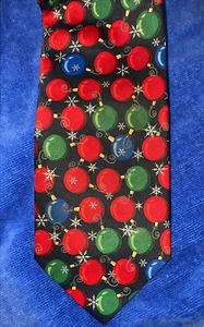 Mens Tie Ornaments Blue Green Red Hallmark - Picture 1 of 7