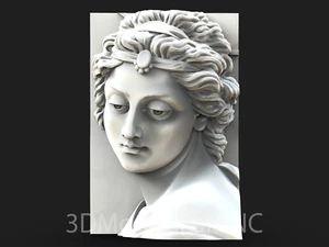 3D Model STL File for CNC Router Laser & 3D Printer High Class Woman