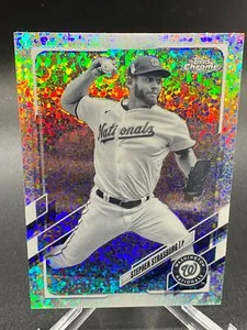 2021 Topps Chrome STEPHEN STRASBURG MINI DIAMOND REFRACTOR NATIONALS #176 - Picture 1 of 1