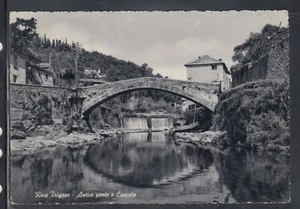 AK Riva Trigoso Alte Brücke und Wasserfall G842 - Bild 1 von 1