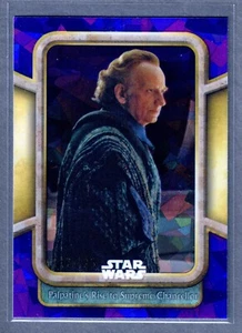 2024 Topps Star Wars Chrome Sapphire Palpatines Rise to Chancellor Purple #/125 - Picture 1 of 2