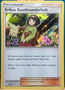 POKEMON - Le squadre sono la briscola - Ospitalità di Erika - 140/181 - HOLO - tedesco - Foto 1 di 1