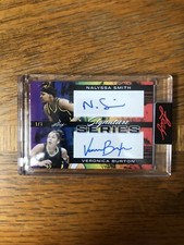 2023 leaf signature series Nalyssa Smith/Veronica Burton #DA-37 1/1 rookie card