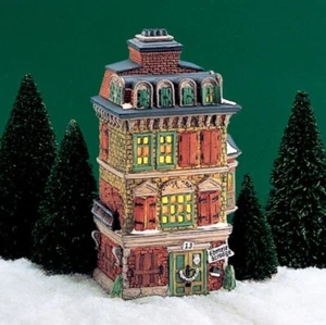 Dept 56 Dickens Village THE FLAT OF EBENEEZER SCROOGE #55875  RETIRED W/light - Picture 1 of 8