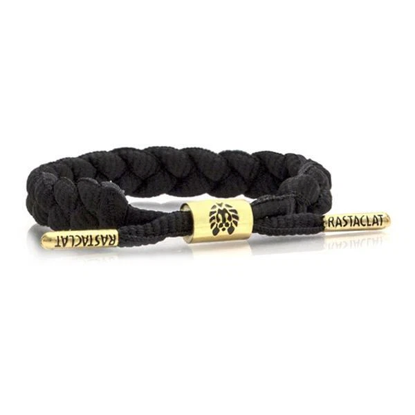 Brand New RASTACLAT Onyx II Black Gold Shoelace Bracelet - Image 1 of 1