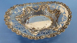 SILBERSCHALE Sterlingsilber J.D&S Sterling 925er Durchbruchschälchen 14,5cm 50 g - Bild 1 von 12