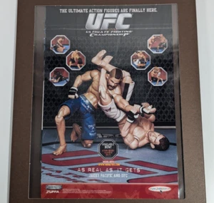2010 UFC Action Figuren laminierte Werbung gerahmt Fighting Jakks Pacific MMA Colle - Bild 1 von 8