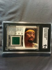 2001 WILT CHAMBERLAIN UPPER DECK LEGENDS SGC 9  LEGENDARY FLOOR RELIC #WC-F