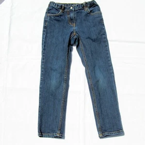 Pantalones de mezclilla para niñas Hanna Andersson talla 130 EE. UU. 8 cintura ajustable - Imagen 1 de 4