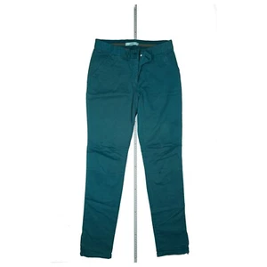 0039 ITALY Damen Jeans Hose Chino stretch Jegging Skinny Zip XS W27 L30 grün TOP - Bild 1 von 7