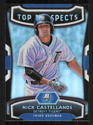 2012 Bowman Platinum Top Prospects #NC Nick Castellanos - Image 1 of 2