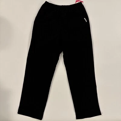 Calça esfoliante de seda masculina tamanho M preta Cherokee Micra nova com etiquetas costura interna 29” cintura 31-33” - Imagem 1 de 4