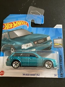 Hot Wheels 94 Audi Avant Rs2 Factory Fresh 9/10 2024 133/250 HTD49 - Foto 1 di 6