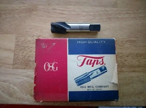 Japanese OSG PT 3/8 HSS-E spiral flute pipe tap - steam oxide coating - QTY: 1pc - Picture 1 of 7