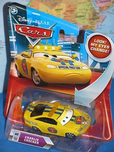 DISNEY PIXAR CARS CHARLIE CHECKER #65 LOOK MY EYES CHANGE **BRAND NEW & VHTF**  - Picture 1 of 9