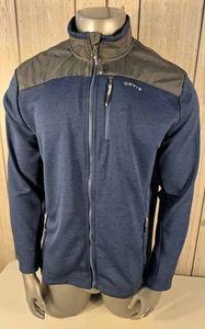 Orvis Bonded Mesh Full Zip Fleece gefütterte Herren Jacke Gr. XL blau - Bild 1 von 10