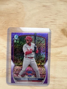 2023 Topps Bowman Chrome William Bergolla Purple Shimmer /250 #bcp-232 - Bild 1 von 1