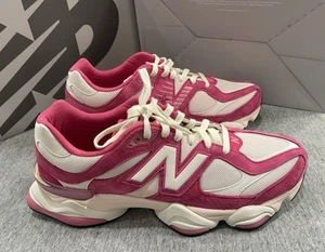 RARE Sz 12 NEW BALANCE  US 12 Men FUCHSIA PINK Mesh Suede NEW No Lid Box U9060FP - Picture 1 of 11