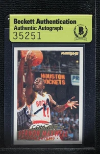 BAS 1994-95 Fleer Vernon Maxwell #84 Authentic Auto - Picture 1 of 3