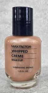 Max Factor Whipped Creme Makeup Foundation Shimmering Bronze 1.25oz FREE US SHIP - Picture 1 of 4