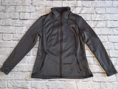 Chaqueta para mujer The North Face suave polar gris cremallera grande tono púrpura Foto 1 de 4