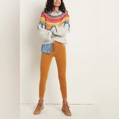 Anthropologie Pilcro Pants Womens 29 Skinny Ankle High Rise Button Fly - Image 1 of 4