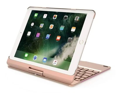 BlueFinger F180 Bluetooth Keyboard Case iPad 9.7 – 360° Rotating Backlit Cover - Image 1 of 4