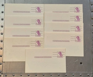 US. 4c post card  Abraham Lincoln Lot Of 9 Postcards Vintage U.S. Postage  - Picture 1 of 4