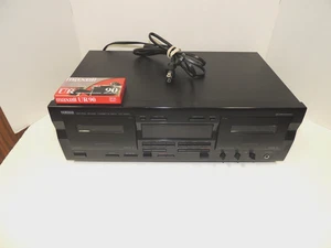 Yamaha KX-W421 Natural Sound Cassette Deck Dual Dolby C Working Tested - Picture 1 of 5