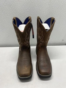 Tony Lama Herren Anker Wasserbüffel Western Arbeitsstiefel, Eckig Braun, 11,5 D - Bild 1 von 10