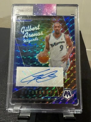 Gilbert Arenas 2024-25 Panini Mosaic COLORGRAPHS AUTO RARE # /25 SP COL-ARE  - Image 1 of 2