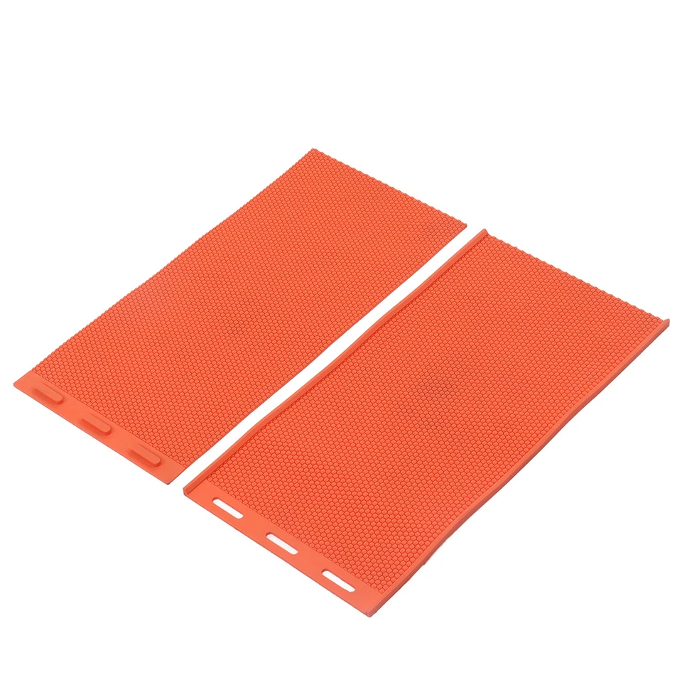 2pcs 5.4mm Beeswax Press Sheet Mould Foundation Orange For Beekeeping - Image 1 of 4