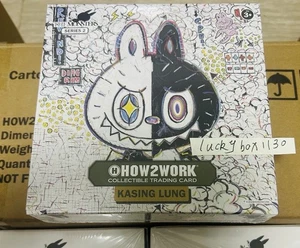 How2work Trading Card Kasing Lung Labubu The Monster Series 2 Sealed 1 Box - Picture 1 of 2