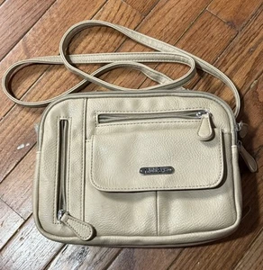 Bolso Bandolera Multi Sac Chino Beige Cartera con Cremallera MultiSac Nuevo - Imagen 1 de 3
