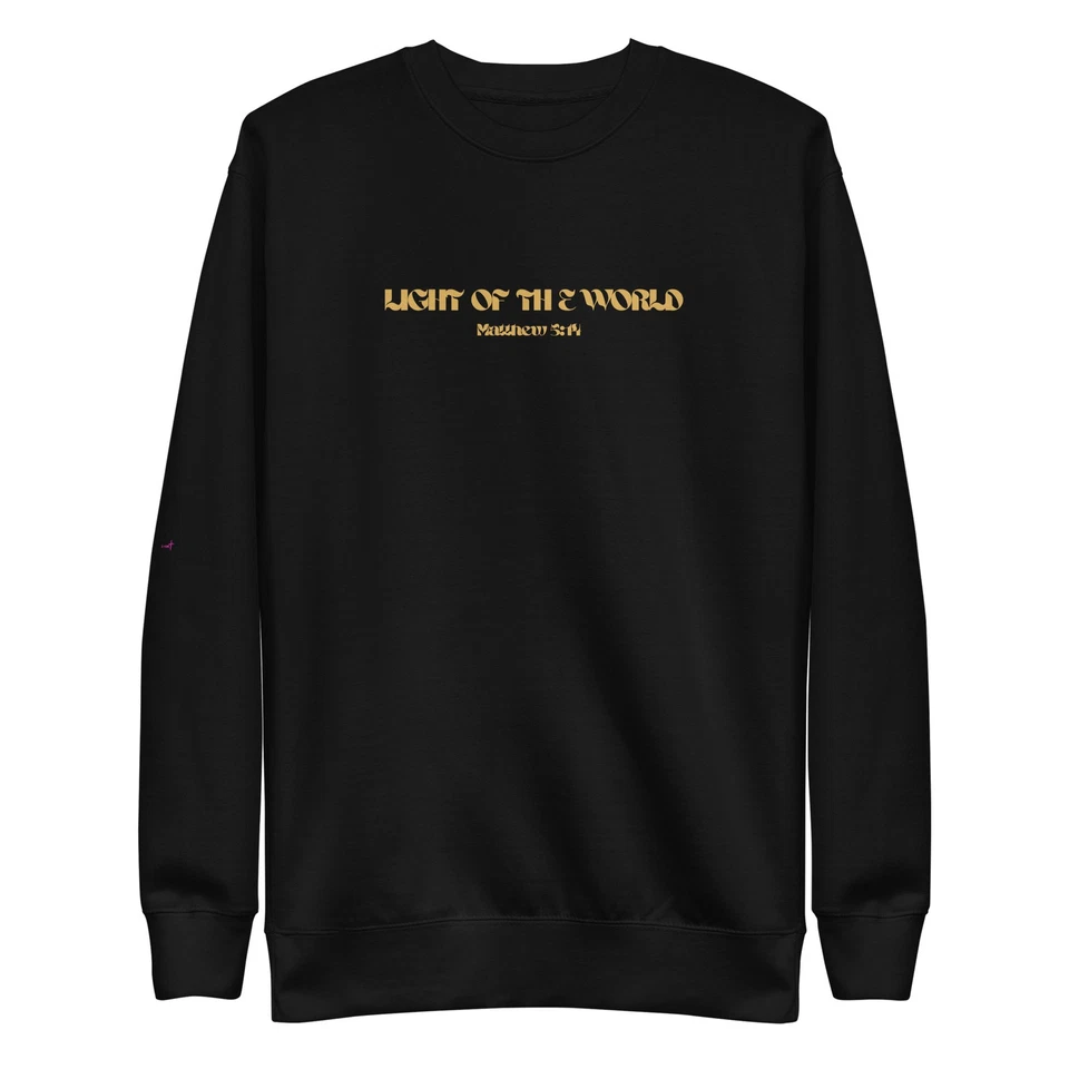 Unisex Premium Sweatshirt Light of The World - Image 1 of 1
