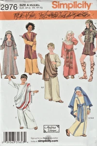 DISFRACES BÍBLICOS/NATIVIDAD/HISTÓRICOS (Niño Talla XS/S/M/L) Simplicity 2976 - Imagen 1 de 2