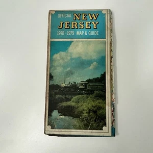 Mapa de ruta oficial de Nueva Jersey 1978-1979 guía efímera turismo estado - Imagen 1 de 6