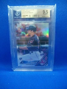 TYLER NAQUIN 2016 Topps Chrome Refractor #14 BGS GEM MINT 9.5 Indians, Reds RC - Picture 1 of 1