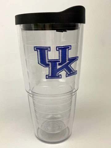 Tervis University of Kentucky Wildcats UK Logo 24 oz Tumbler with Black Lid Cover