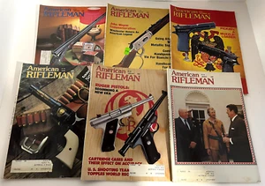 LOT of 6 American Rifleman Magazine 1981-1982 VINTAGE Guns Books - Picture 1 of 2