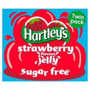 Hartleys Sugar Free Jelly Strawberry 23g - 6 Double Pack Sachets - Picture 1 of 1