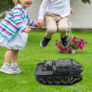 2.4G Gray Remote Control Tank RC Tank Offroad Crawler for Kids 10.43*5.31*4.3 in - Picture 1 of 13