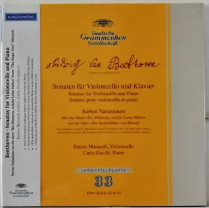 ANALOGPHONIC BEETHOVEN Sonaten Cello & Klavier MAINARDI-ZECCHI 180g #3LP BOX SS - Bild 1 von 2