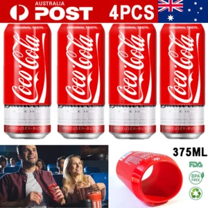 4PCS Hide A Beer 375ml Cola Can Sleeve Silicone Beer Can Cover Drink Can Cover - Picture 1 of 10