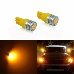 For 2007-2014 Toyota FJ Cruiser Truck Bright Amber LED Side Mirror Light Bulbs - Picture 1 of 7