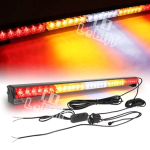 32" LED Light Bar Driving White Amber Blue Strobe Fog Lamp Offroad SUV Truck 30" - Foto 1 di 10