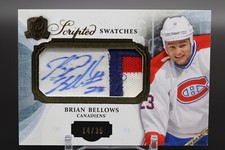 2013-14 Upper Deck The Cup Scripted Swatches SW-BB Brian Bellows 14/35 Canadians